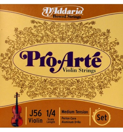 Jeu Pro-Arte violon tirant médium taille 1/4