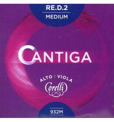 Ré Cantiga alto tirant médium filé argent/aluminium