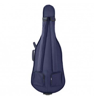 Housse violoncelle semi-rigide “Riboni - Luxe” - Bleu