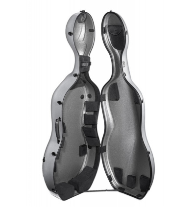 Étui violoncelle “Artist - Montanana 3D” - Aluminium