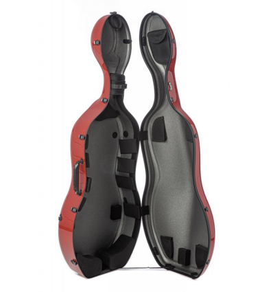Étui violoncelle “Artist - Montanana 3D” - Rouge