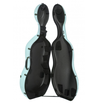 Étui violoncelle “Artist - Montanana 3D” - Turquoise